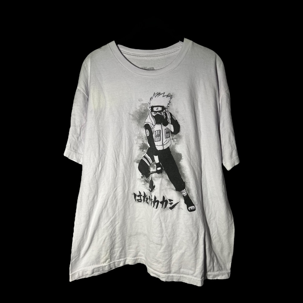 Naruto Shippuden Kakashi Hatake Watercolor Ripple Junction T-Shirt Size XL